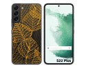 Funda Silicona Transparente para Samsung Galaxy S22 Plus 5G diseño Hojas Dibujos