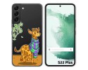 Funda Silicona Transparente para Samsung Galaxy S22 Plus 5G diseño Jirafa Dibujos