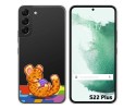 Funda Silicona Transparente para Samsung Galaxy S22 Plus 5G diseño Leopardo Dibujos