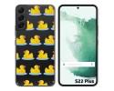 Funda Silicona Transparente para Samsung Galaxy S22 Plus 5G diseño Pato Dibujos