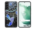 Funda Silicona Transparente para Samsung Galaxy S22 Plus 5G diseño Plumas Dibujos