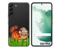 Funda Silicona Transparente para Samsung Galaxy S22 Plus 5G diseño Tigre Dibujos