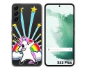 Funda Silicona Transparente para Samsung Galaxy S22 Plus 5G diseño Unicornio Dibujos