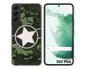 Funda Silicona para Samsung Galaxy S22 Plus 5G diseño Camuflaje 01 Dibujos