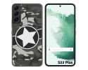 Funda Silicona para Samsung Galaxy S22 Plus 5G diseño Camuflaje 02 Dibujos
