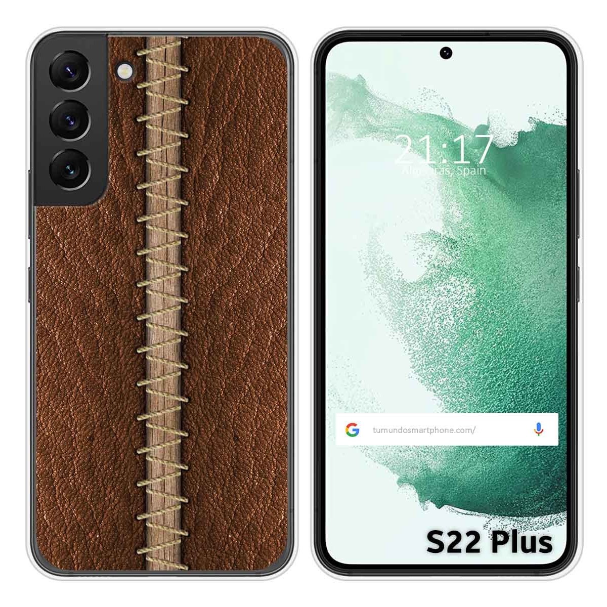 Funda Silicona para Samsung Galaxy S22 Plus 5G diseño Cuero 01 Dibujos