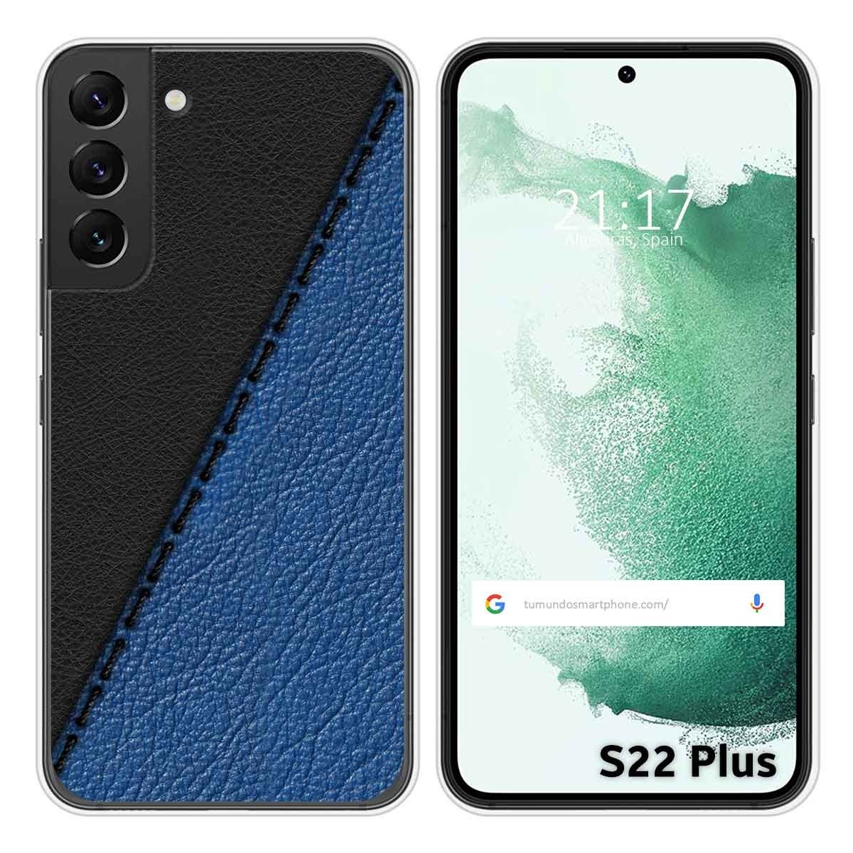 Funda Silicona para Samsung Galaxy S22 Plus 5G diseño Cuero 02 Dibujos