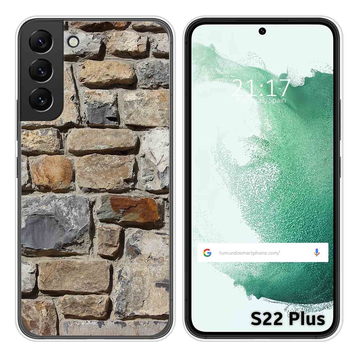 Funda Silicona para Samsung Galaxy S22 Plus 5G diseño Ladrillo 03 Dibujos