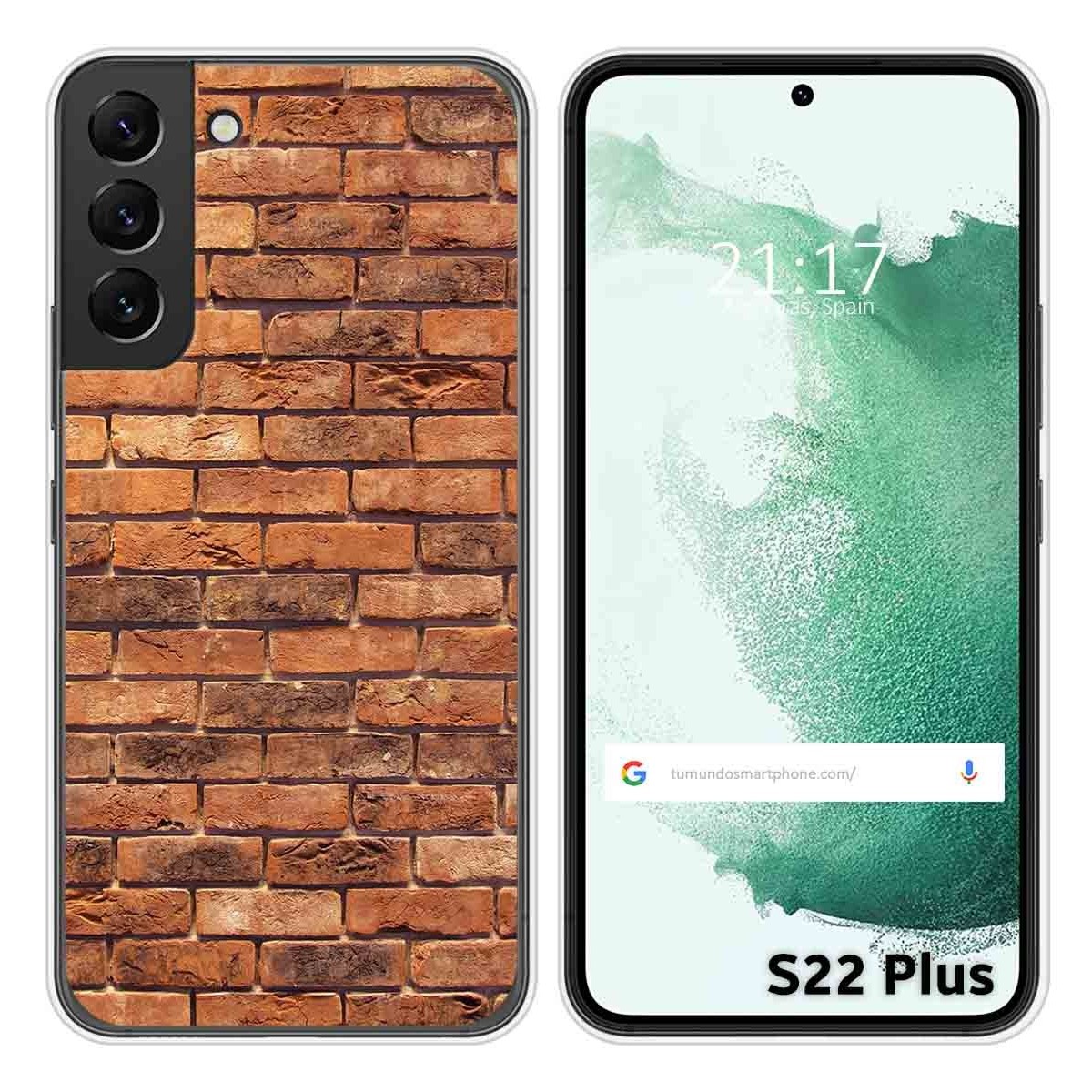 Funda Silicona para Samsung Galaxy S22 Plus 5G diseño Ladrillo 04 Dibujos