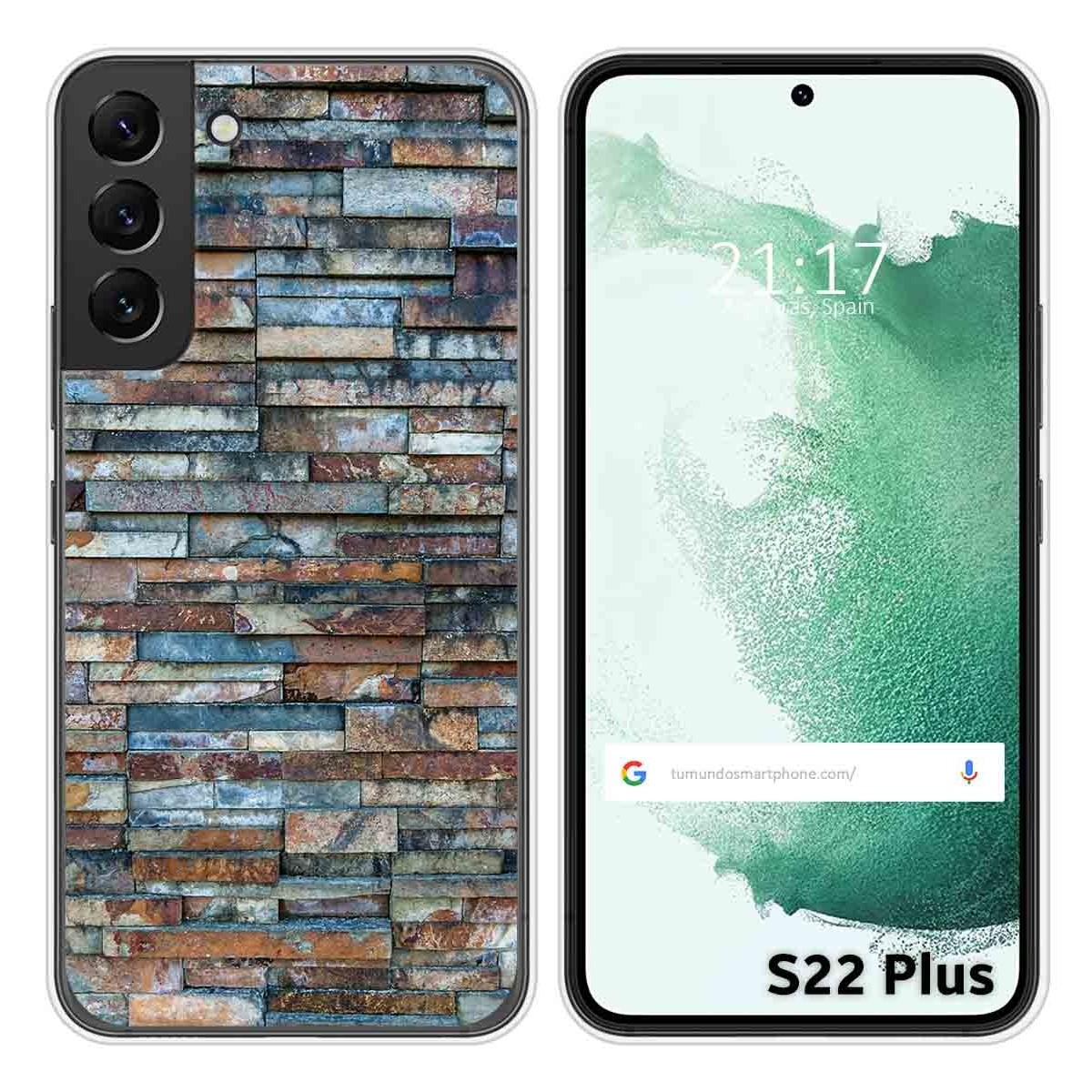 Funda Silicona para Samsung Galaxy S22 Plus 5G diseño Ladrillo 05 Dibujos