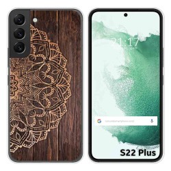 Funda Silicona para Samsung Galaxy S22 Plus 5G diseño Madera 06 Dibujos