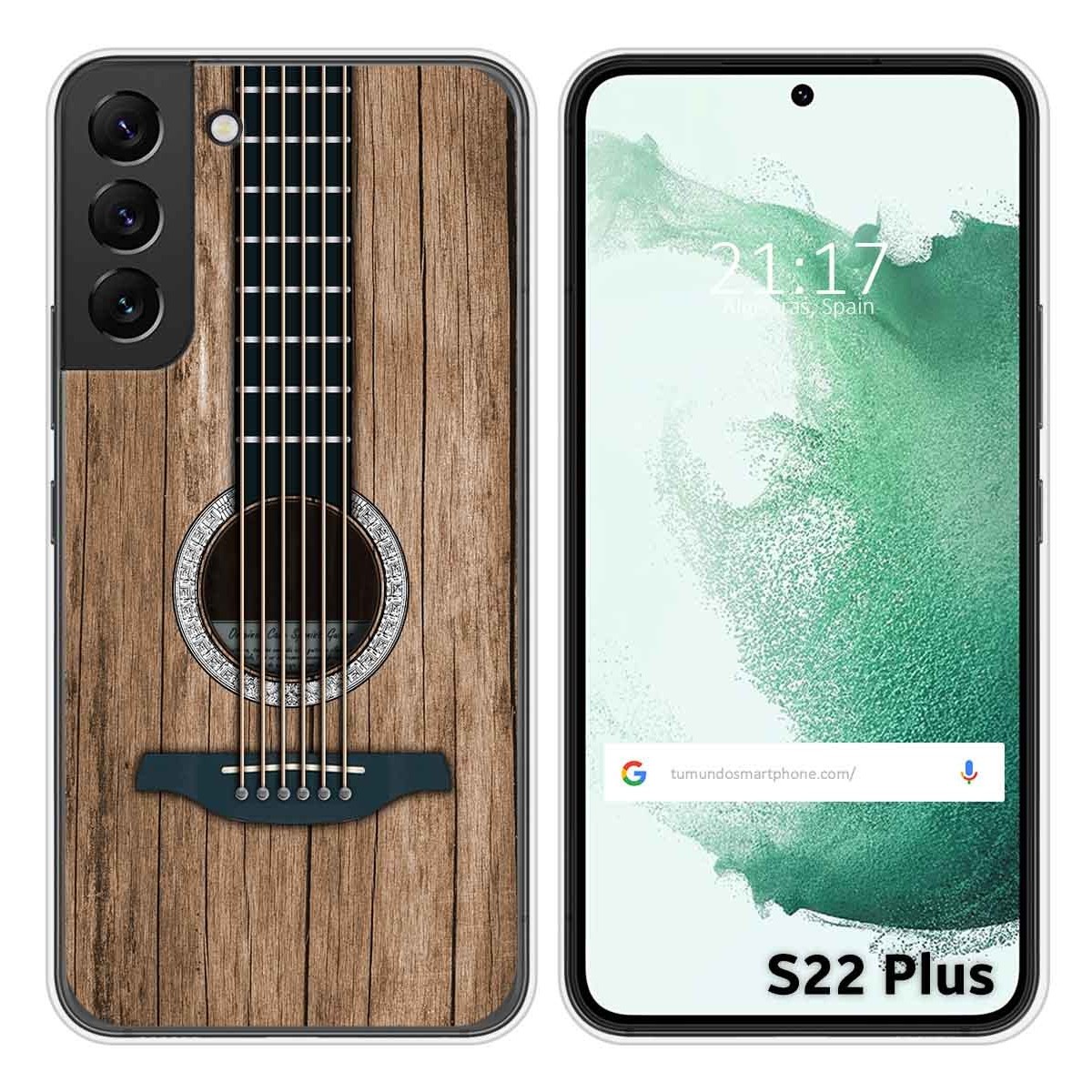 Funda Silicona para Samsung Galaxy S22 Plus 5G diseño Madera 11 Dibujos