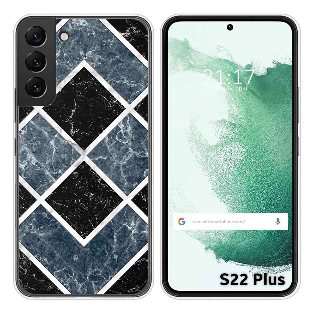 Funda Silicona para Samsung Galaxy S22 Plus 5G diseño Mármol 06 Dibujos