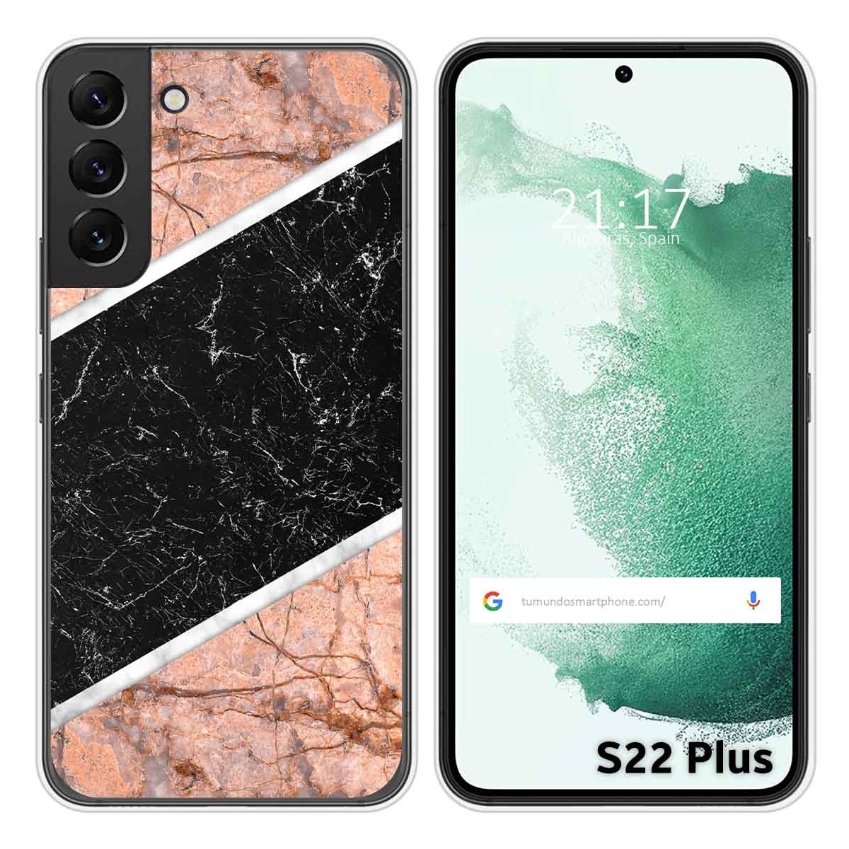 Funda Silicona para Samsung Galaxy S22 Plus 5G diseño Mármol 07 Dibujos