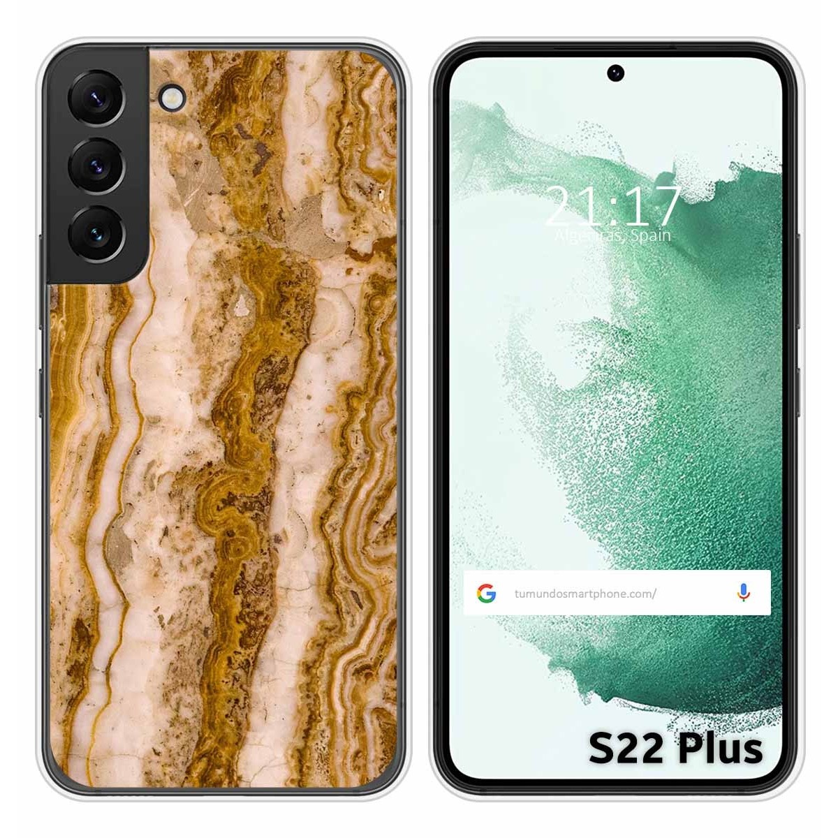 Funda Silicona para Samsung Galaxy S22 Plus 5G diseño Mármol 10 Dibujos