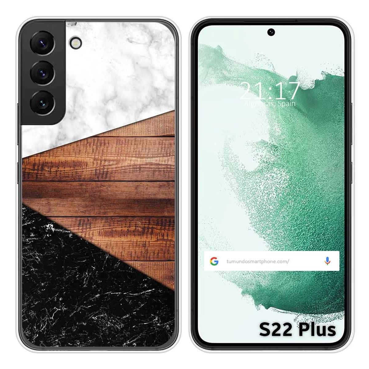 Funda Silicona para Samsung Galaxy S22 Plus 5G diseño Mármol 11 Dibujos