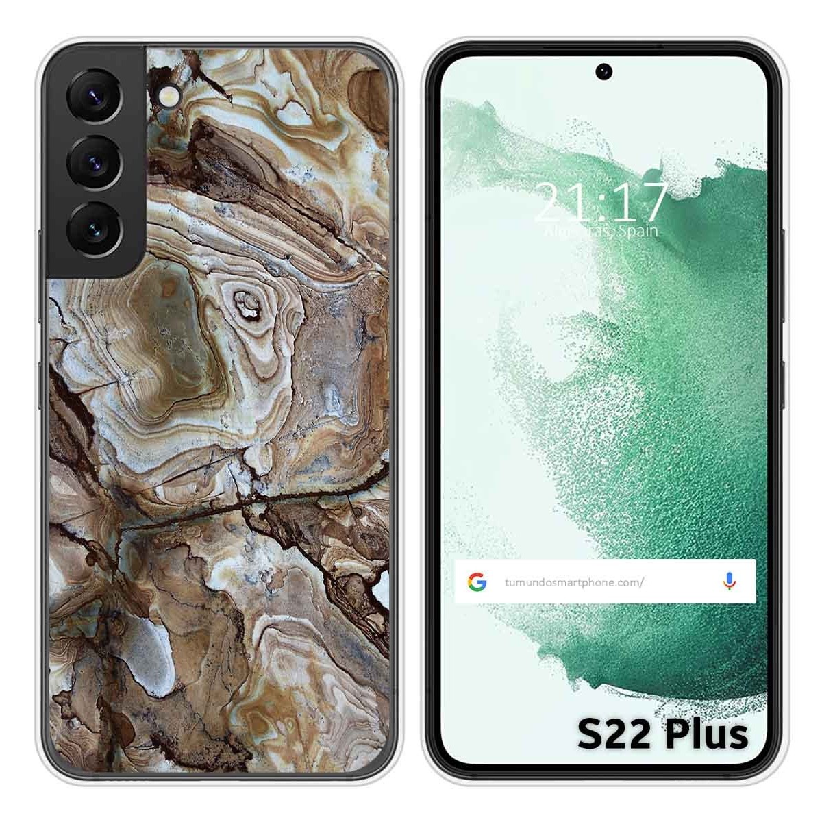 Funda Silicona para Samsung Galaxy S22 Plus 5G diseño Mármol 14 Dibujos