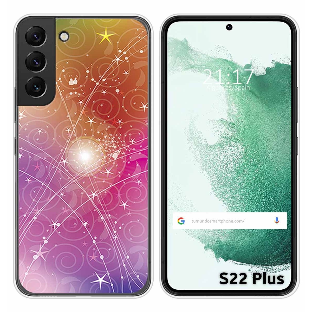 Funda Silicona para Samsung Galaxy S22 Plus 5G diseño Abstracto Dibujos