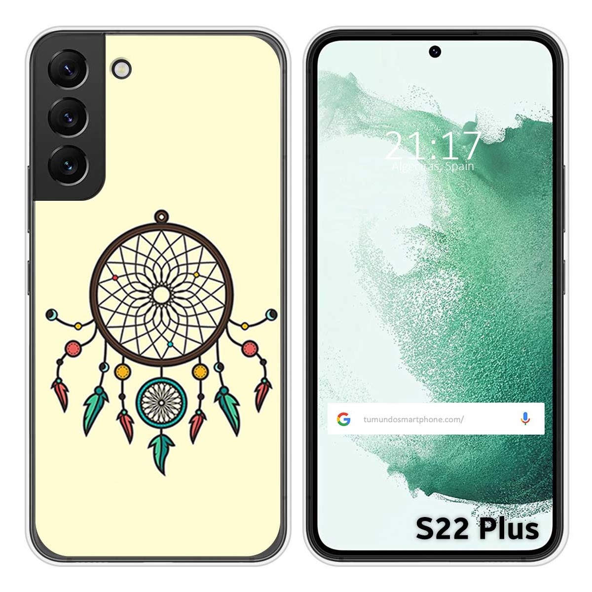 Funda Silicona para Samsung Galaxy S22 Plus 5G diseño Atrapasueños Dibujos