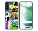 Funda Silicona para Samsung Galaxy S22 Plus 5G diseño Comic Dibujos