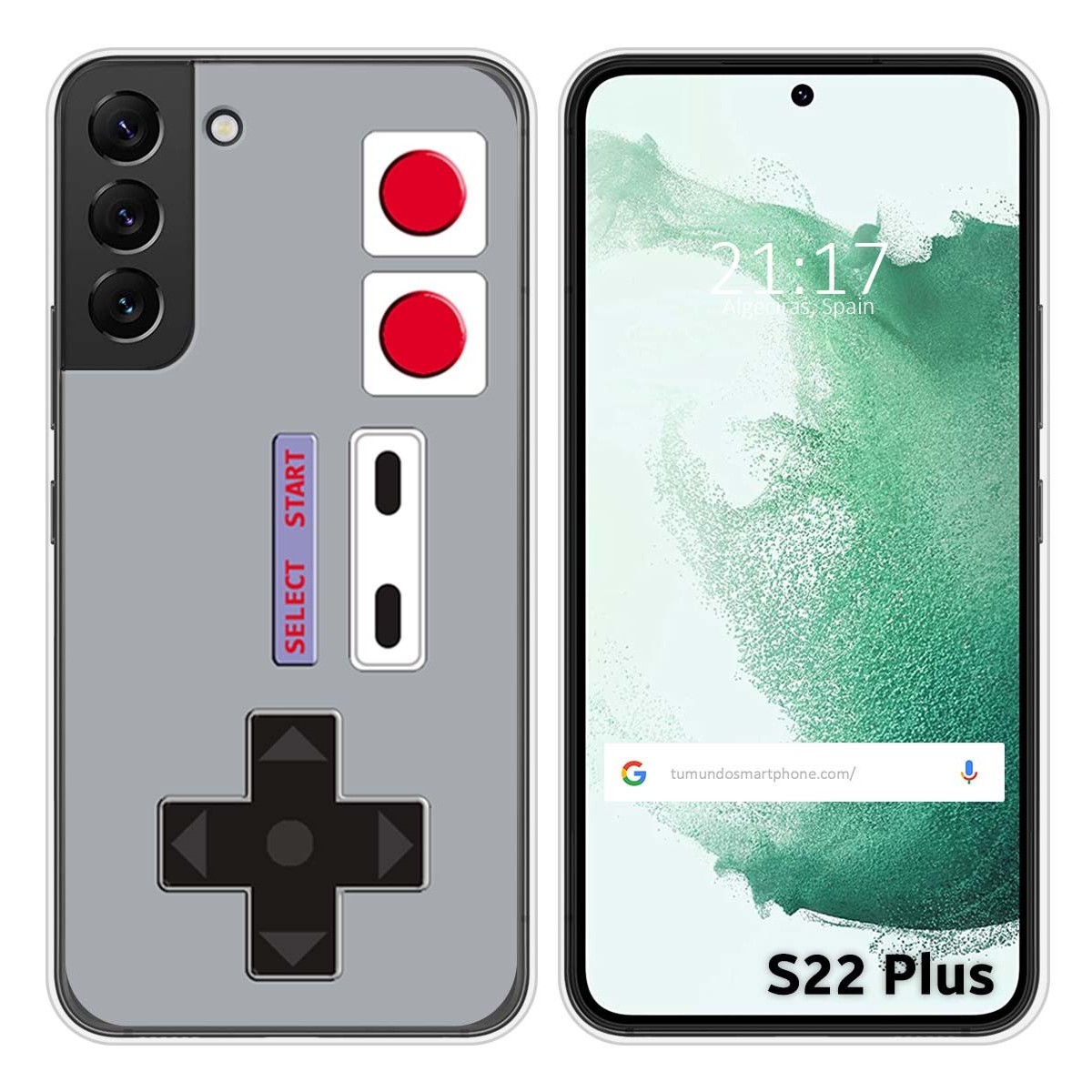 Funda Silicona para Samsung Galaxy S22 Plus 5G diseño Consola Dibujos