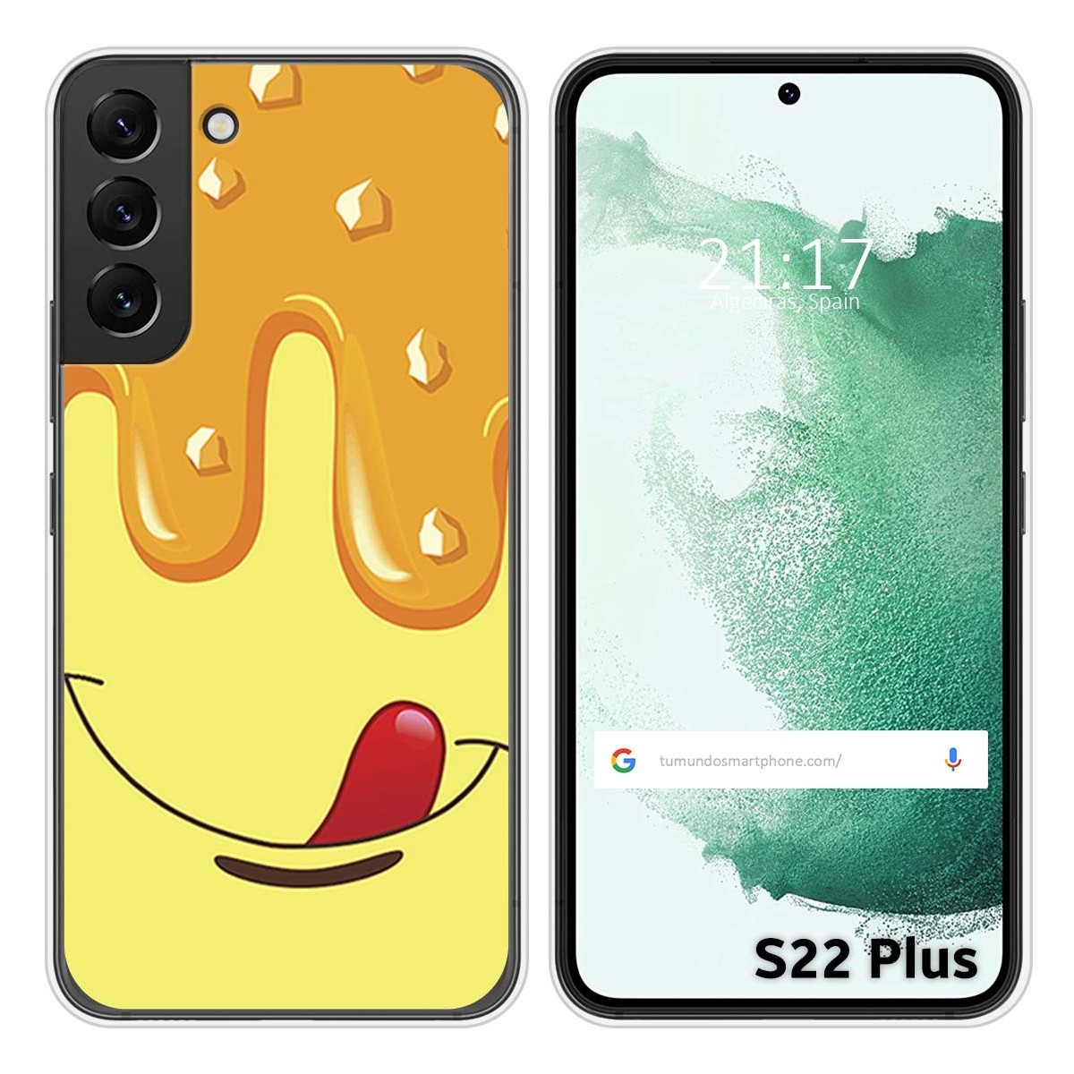 Funda Silicona para Samsung Galaxy S22 Plus 5G diseño Helado Vainilla Dibujos