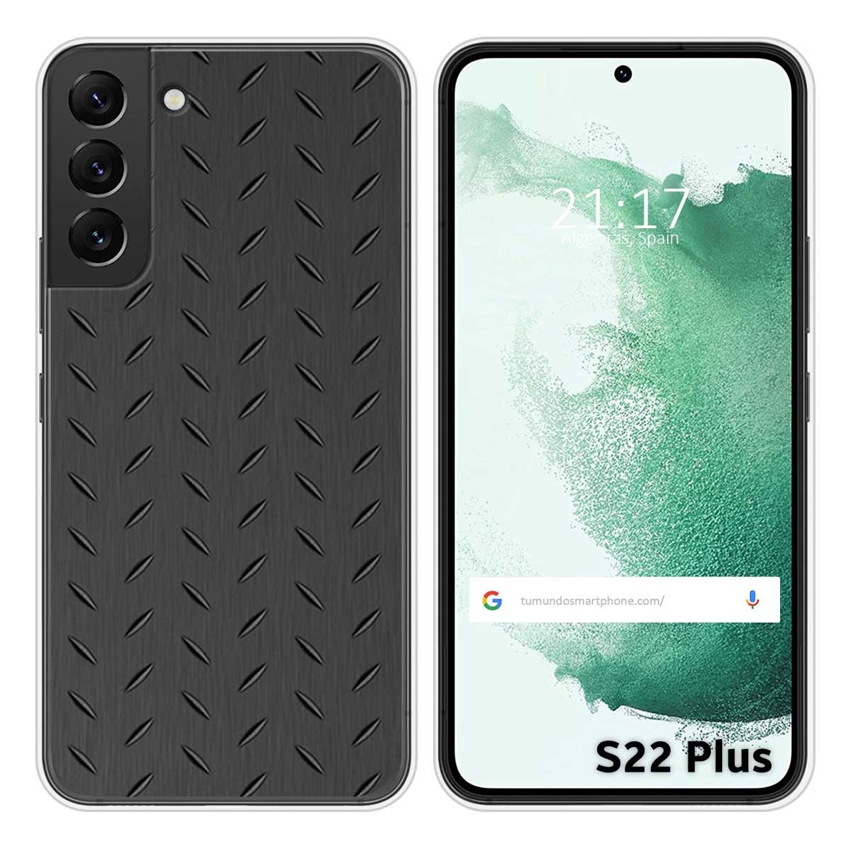 Funda Silicona para Samsung Galaxy S22 Plus 5G diseño Metal Dibujos