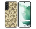 Funda Silicona para Samsung Galaxy S22 Plus 5G diseño Sand Camuflaje Dibujos