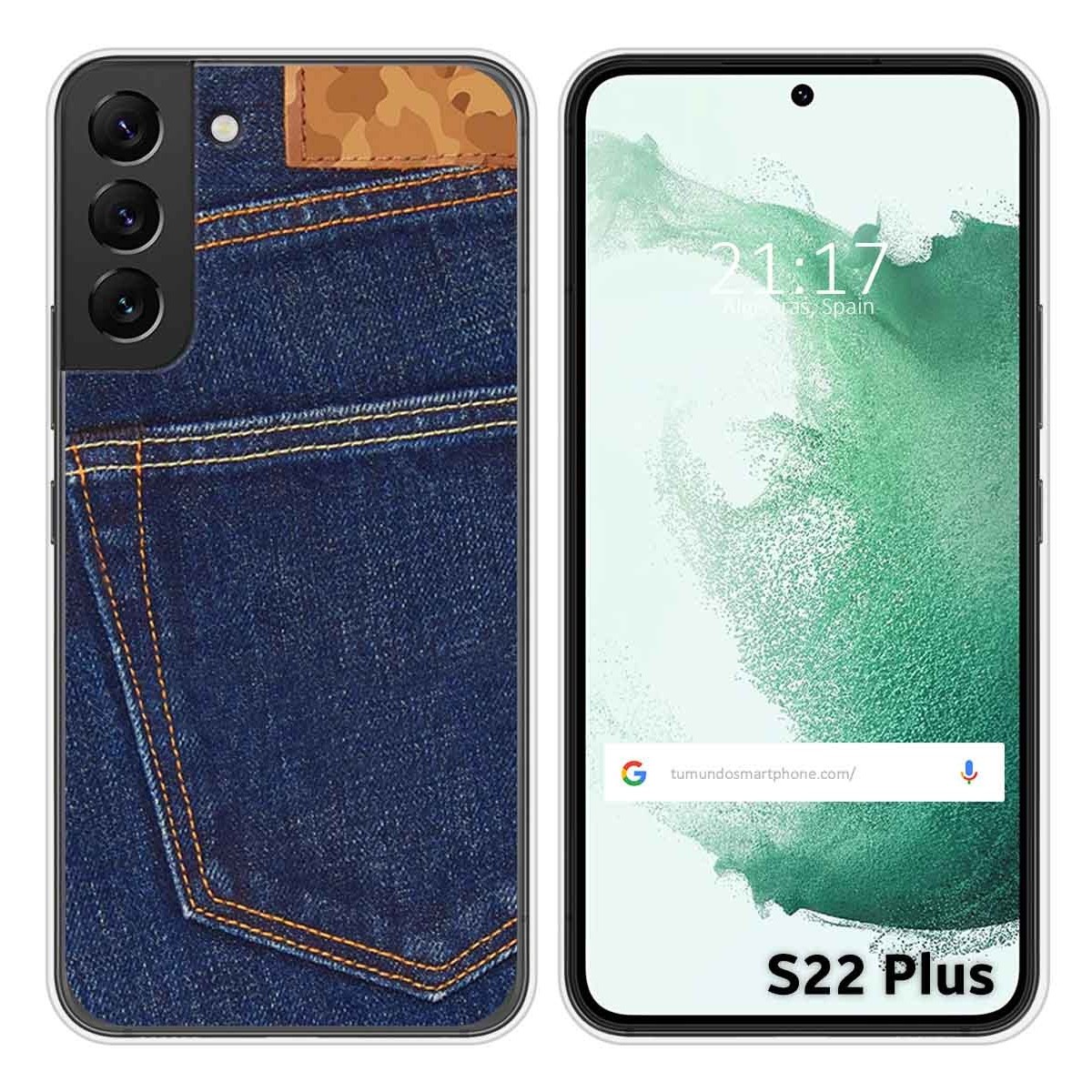 Funda Silicona para Samsung Galaxy S22 Plus 5G diseño Vaquero Dibujos