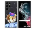 Funda Silicona Transparente para Samsung Galaxy S22 Ultra 5G diseño Cabra Dibujos
