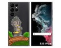 Funda Silicona Transparente para Samsung Galaxy S22 Ultra 5G diseño Mono Dibujos