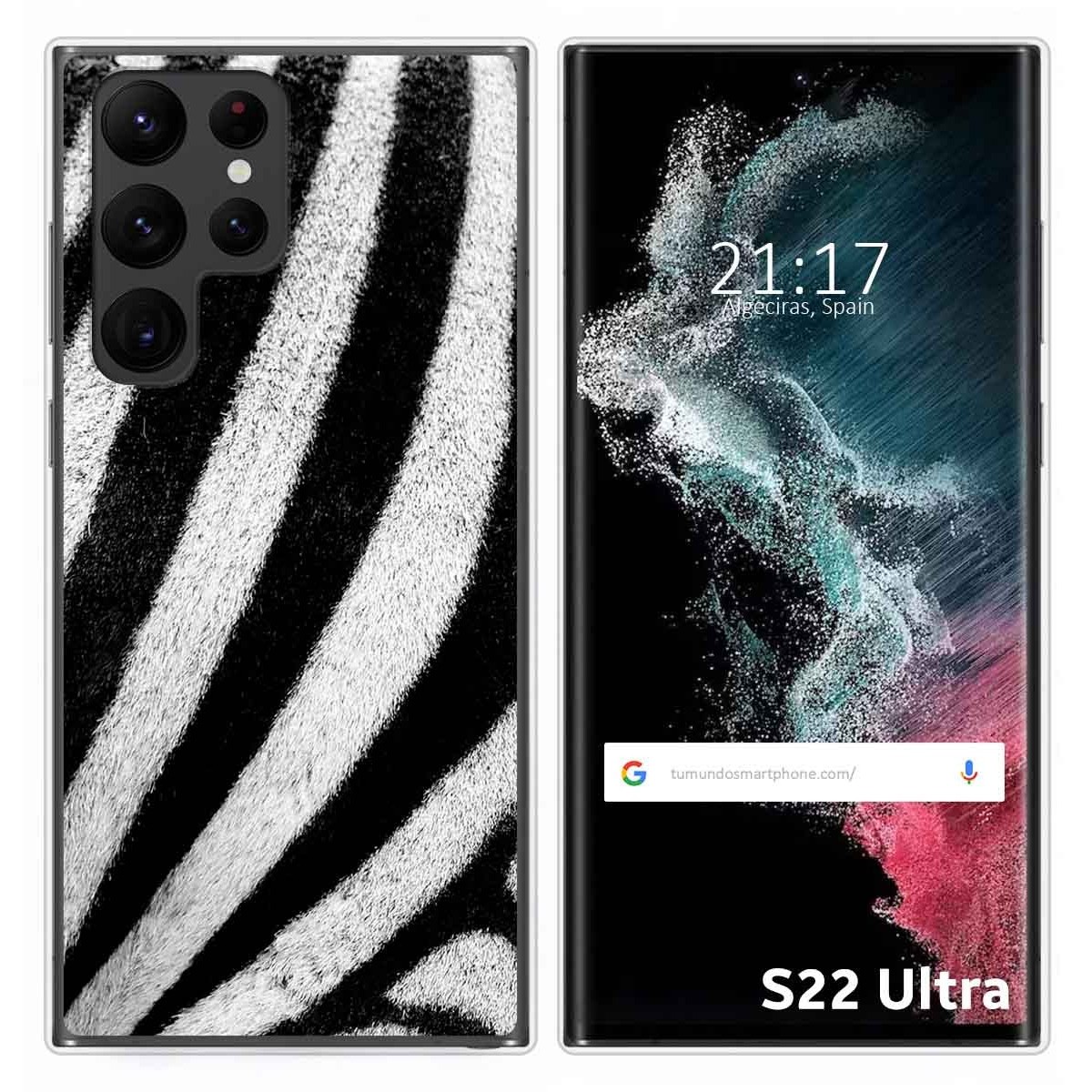 Funda Silicona para Samsung Galaxy S22 Ultra 5G diseño Animal 02 Dibujos