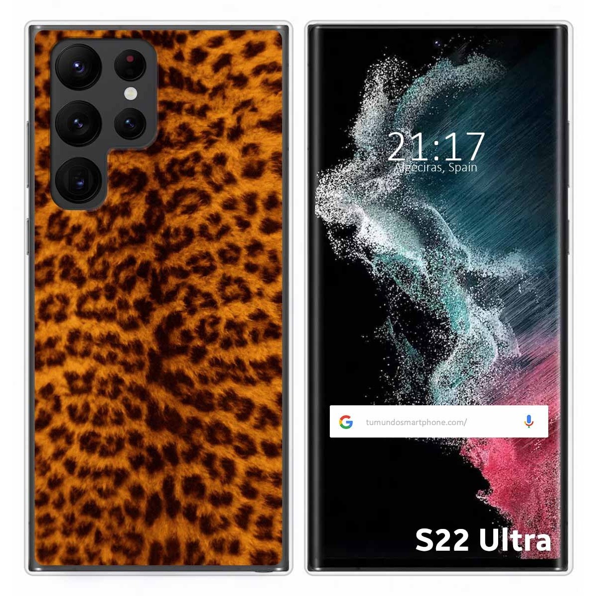 Funda Silicona para Samsung Galaxy S22 Ultra 5G diseño Animal 03 Dibujos