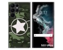 Funda Silicona para Samsung Galaxy S22 Ultra 5G diseño Camuflaje 01 Dibujos