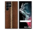 Funda Silicona para Samsung Galaxy S22 Ultra 5G diseño Cuero 01 Dibujos