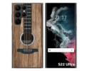 Funda Silicona para Samsung Galaxy S22 Ultra 5G diseño Madera 11 Dibujos