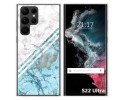 Funda Silicona para Samsung Galaxy S22 Ultra 5G diseño Mármol 02 Dibujos