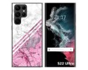 Funda Silicona para Samsung Galaxy S22 Ultra 5G diseño Mármol 03 Dibujos