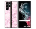 Funda Silicona para Samsung Galaxy S22 Ultra 5G diseño Mármol 04 Dibujos