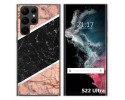 Funda Silicona para Samsung Galaxy S22 Ultra 5G diseño Mármol 07 Dibujos