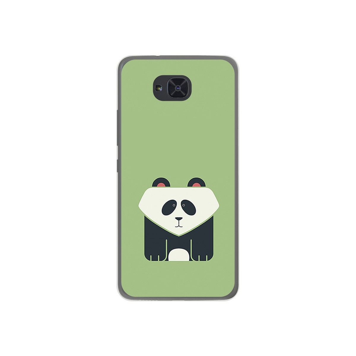 Funda Gel Tpu para Bq Aquaris U2 / U2 Lite Diseño Panda Dibujos