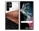 Funda Silicona para Samsung Galaxy S22 Ultra 5G diseño Mármol 11 Dibujos