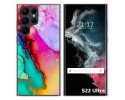 Funda Silicona para Samsung Galaxy S22 Ultra 5G diseño Mármol 15 Dibujos