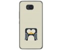 Funda Gel Tpu para Bq Aquaris U2 / U2 Lite Diseño Pingüino Dibujos