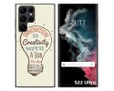 Funda Silicona para Samsung Galaxy S22 Ultra 5G diseño Creativity Dibujos