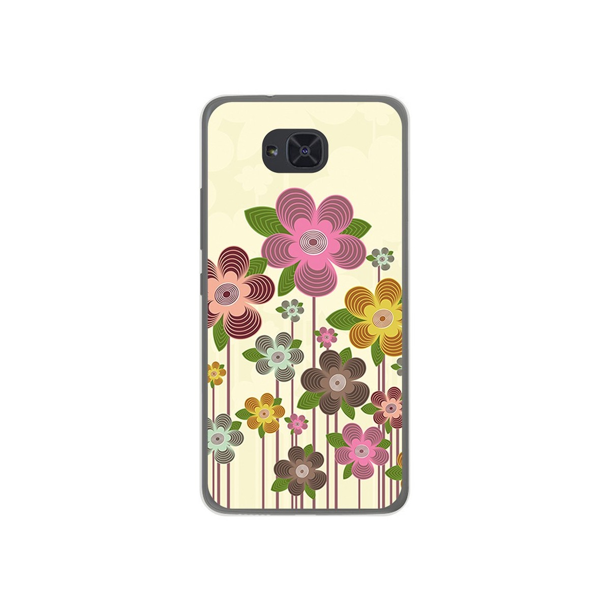 Funda Gel Tpu para Bq Aquaris U2 / U2 Lite Diseño Primavera En Flor  Dibujos