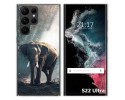 Funda Silicona para Samsung Galaxy S22 Ultra 5G diseño Elefante Dibujos