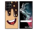 Funda Silicona para Samsung Galaxy S22 Ultra 5G diseño Helado Chocolate Dibujos