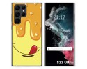 Funda Silicona para Samsung Galaxy S22 Ultra 5G diseño Helado Vainilla Dibujos