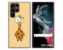 Funda Silicona para Samsung Galaxy S22 Ultra 5G diseño Jirafa Dibujos